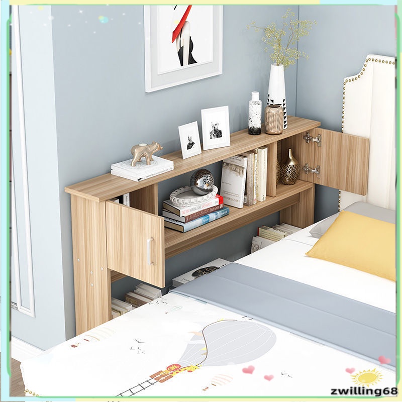 Bedside bedside shelf Narrow bookshelf against the wall Bookcase