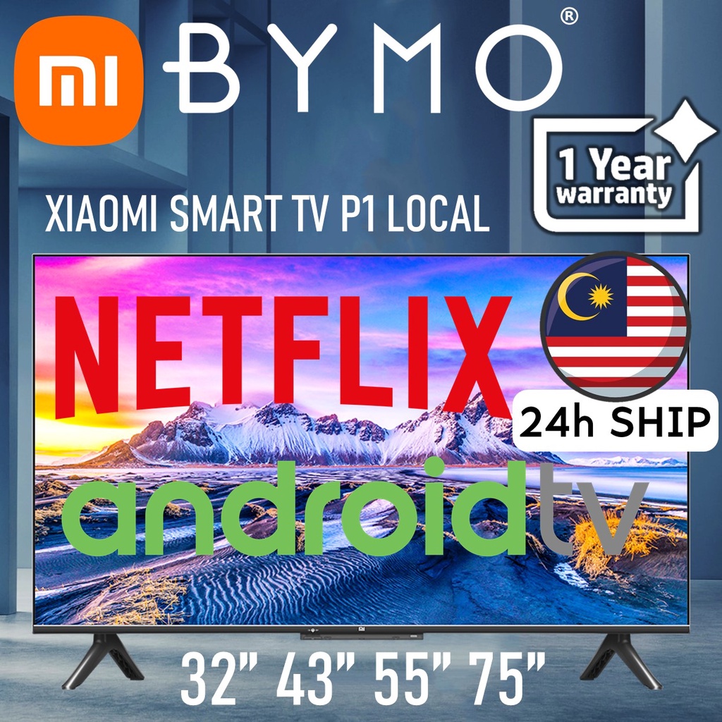 XIAOMI MI TV P1 32 Smart Android Edge LED HD Ready HDR 10 WiFi 5G BT Google AI EUR 299,00 - FR