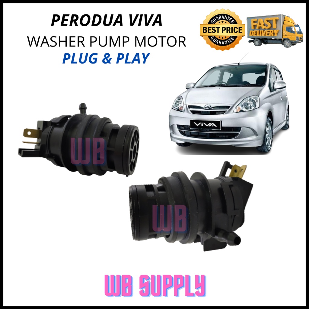 PERODUA VIVA / VIVA ELITE WASHER PUMP MOTOR (OEM) AIR SPRAY VIPER TANK