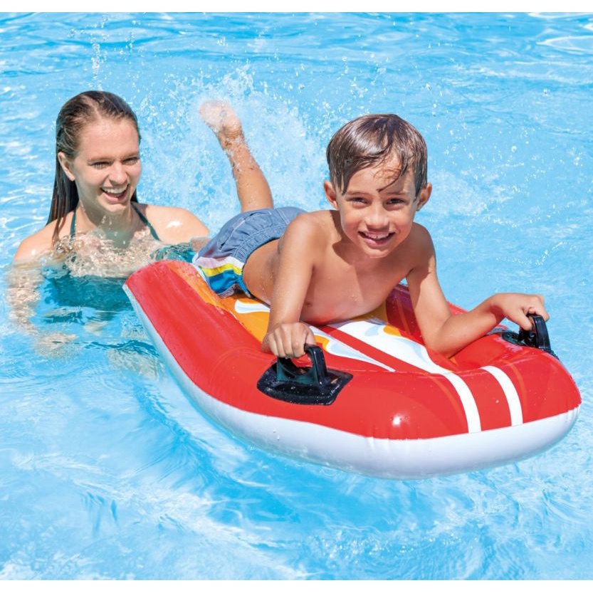 Intex 58165 Inflatable Floaties SurfBoard Kids Swim Trainer Surf board ...