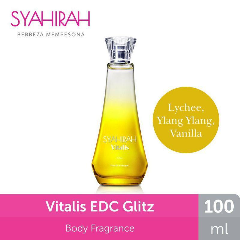 Syahirah Vitalis Eau De Cologne 100ML / Minyak Wangi/Perfume Shopee