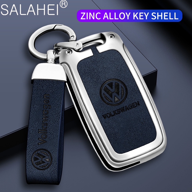 Car Zinc Alloy Key Case Full Cover Shell Holder For Vw Volkswagen Polo Golf Passat Beetle Caddy