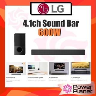 LG Barre de son, 4.1ch, 600 W, AI Sound Pro, DTS Virtual:X, Meridian, Bluetooth