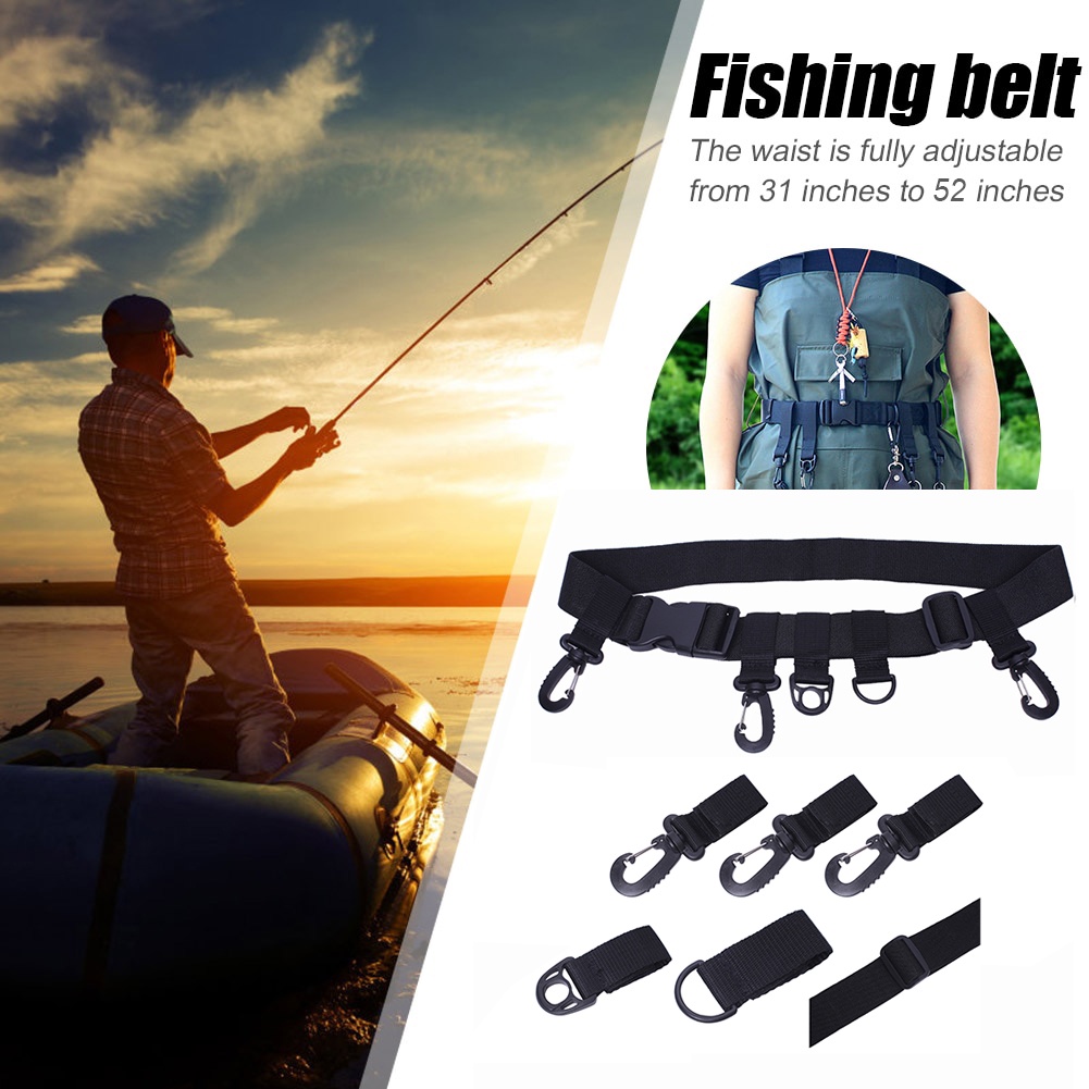 NEW!!! Adjustable Fishing Wader Belt Strap Wading Belts for Surf Casting  Kayak