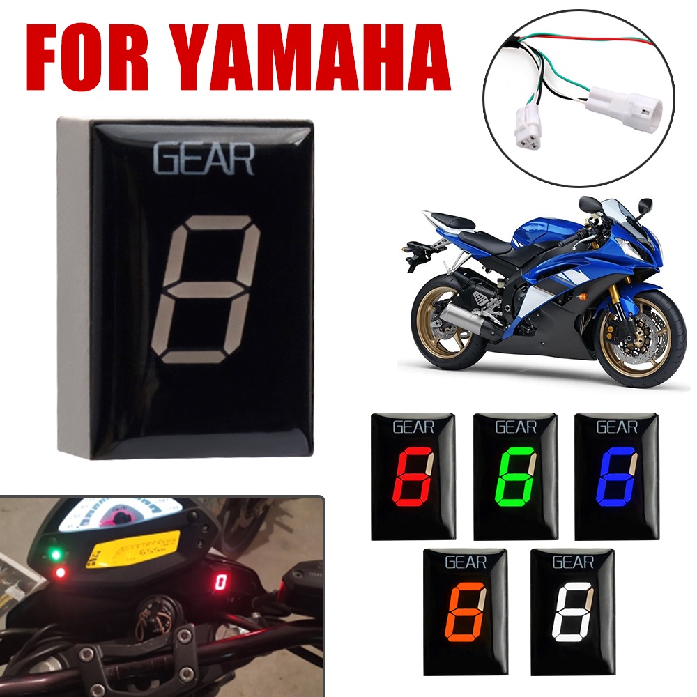 Gear Indicator For Yamaha YZFR1 R6 R6S FZ6 XJ6 FZ1 FZ1N FZ8 FZS Fazer 600 FZS 1000 Fazer TDM