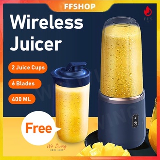 1.5L/300ML Portable Juicer Cup USB Smoothie Blender Cup 10 Blades Wireless  Mini Charging Fruit Squeezer Food Mixer Ice Crusher - AliExpress