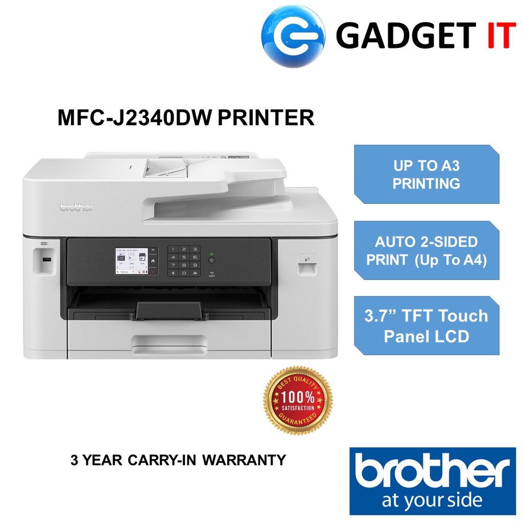 BROTHER MFC-J2340DW A3 INK-BENEFIT PRINTER (PRINT/SCAN/COPY/FAX ...