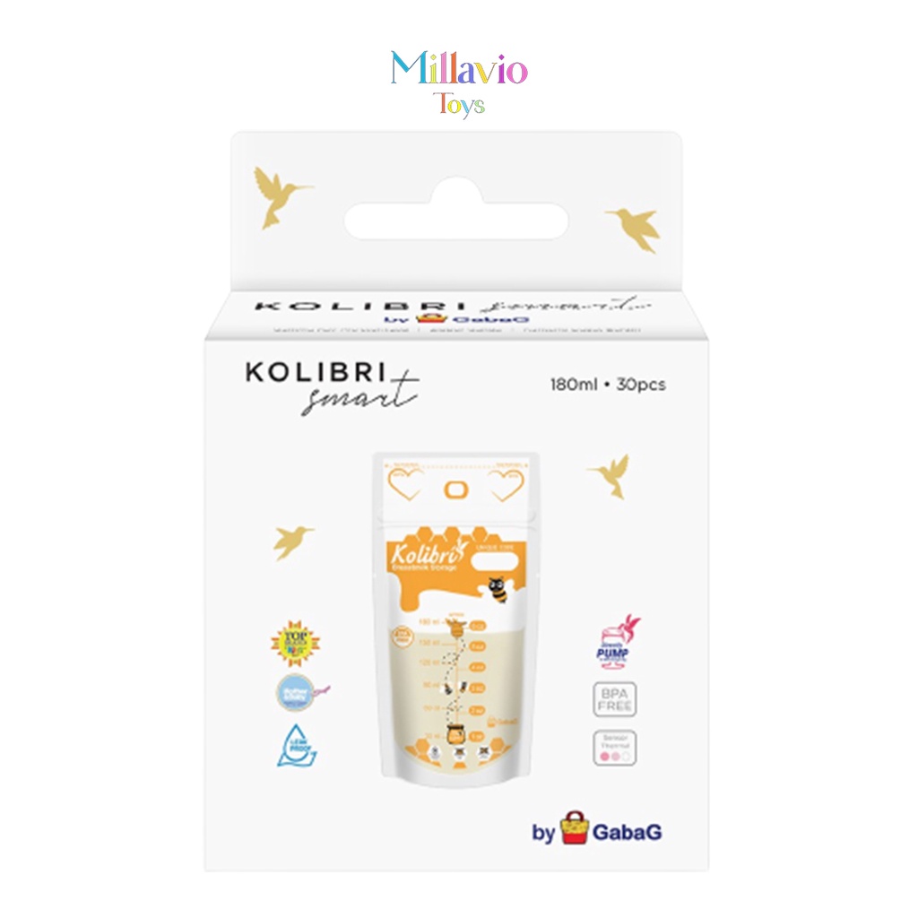 Hummingbird Smart - Gabag Breast Milk Bag 180 ml Bee | Shopee Malaysia