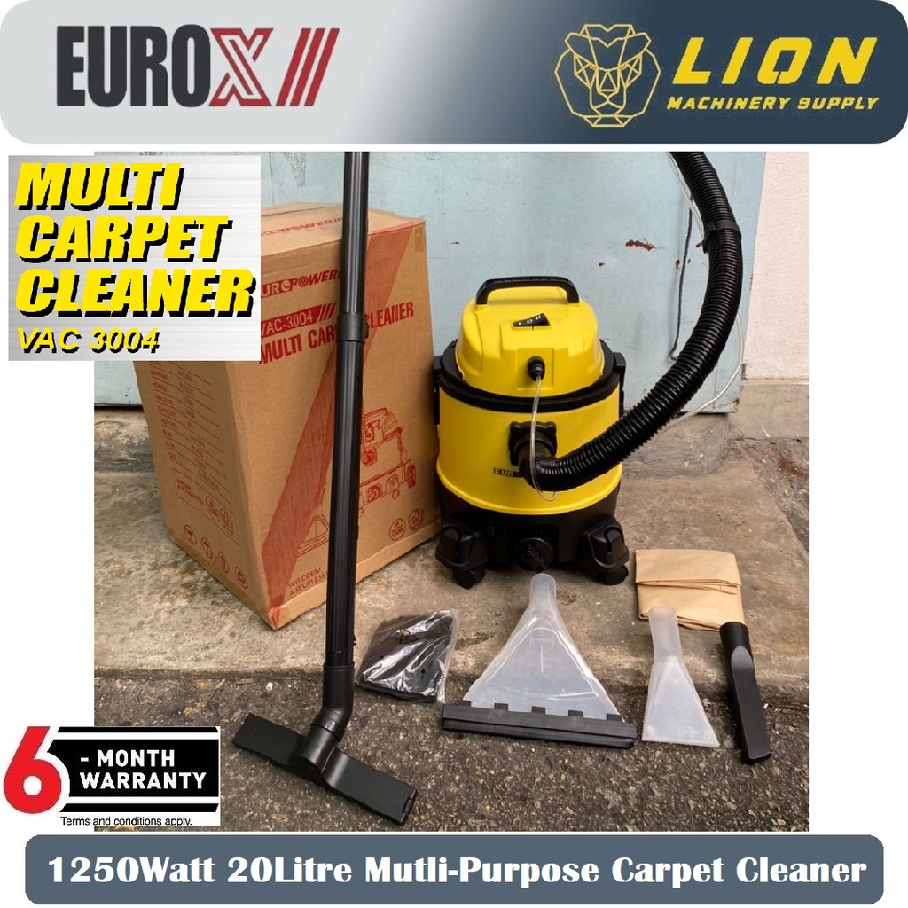 EUROPOWER 1250Watt 20Litre MultiPurpose Carpet Cleaner VAC3004