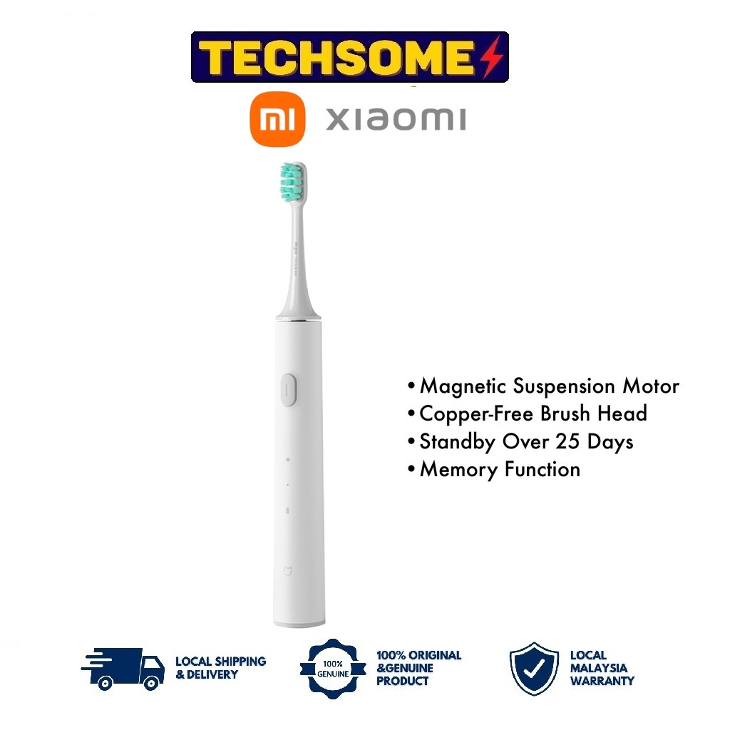 Xiaomi Mijia Mi Sonic Electric Toothbrush T300 Rechargeable 2 Mode IPX7
