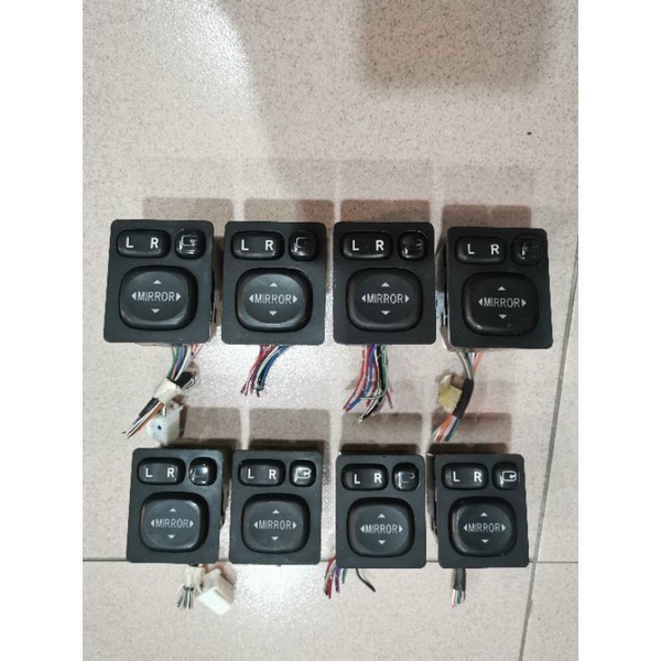 TOYOTA AUTOFLIP SIDE MIRROR SWITCH WITH LIGHT Shopee Malaysia