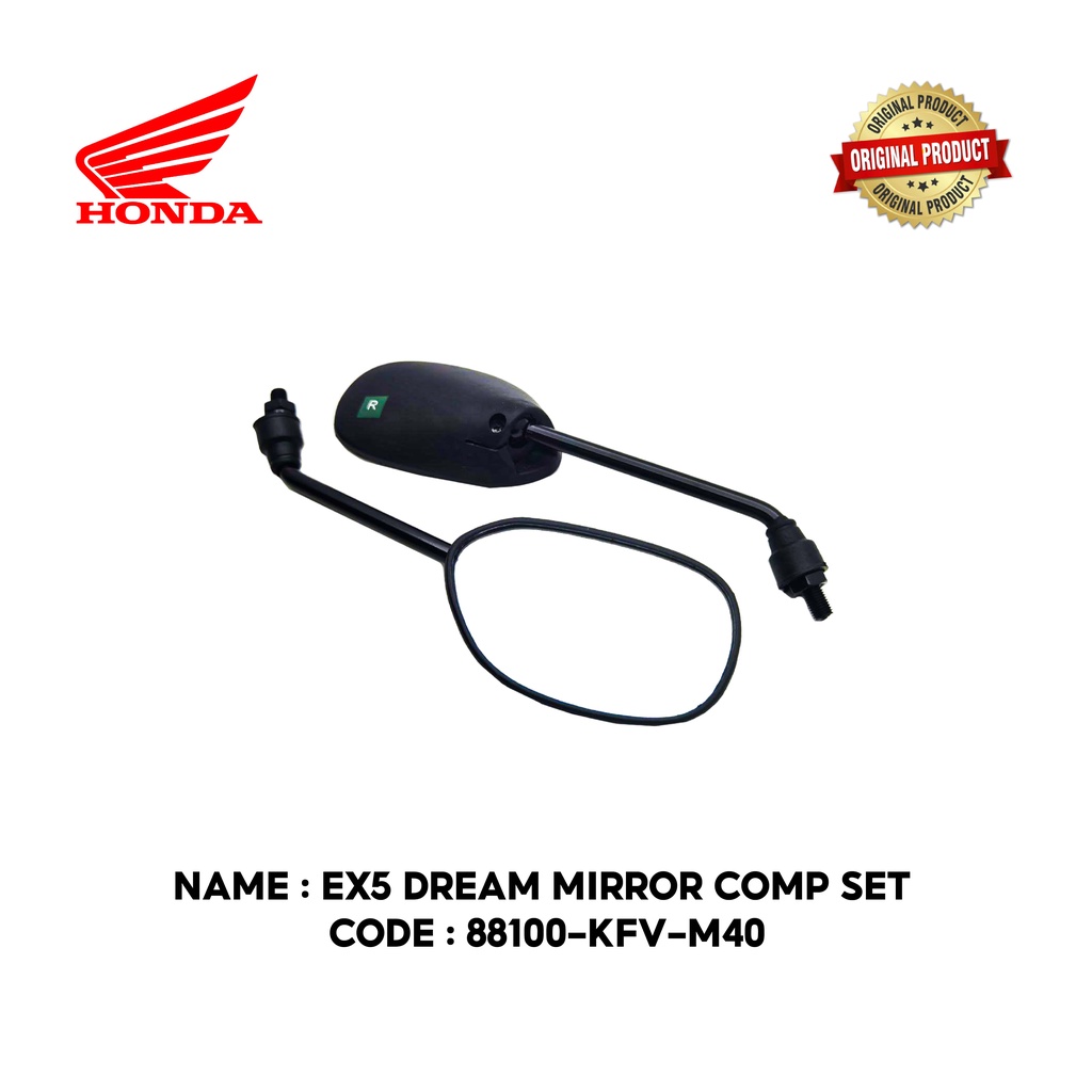 HONDA EX5 HP EX5 DREAM WAVE100 Side Mirror Set 88100-KFV-M40 | Shopee ...