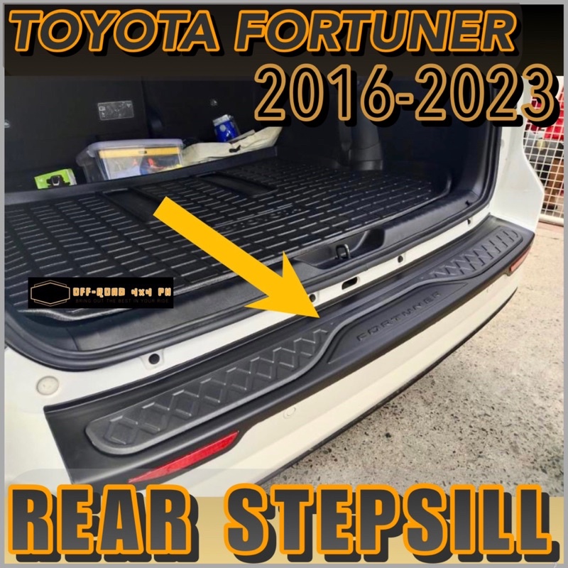 Toyota FORTUNER REAR STEPSILL 2016-2023 (fortuner accessories) | Shopee ...