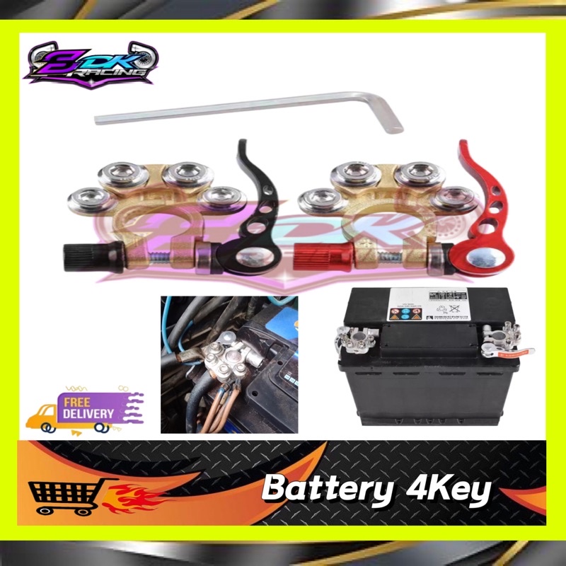 Universal Battery Terminal 1Pair kereta Clamp Cover Connector Kepala