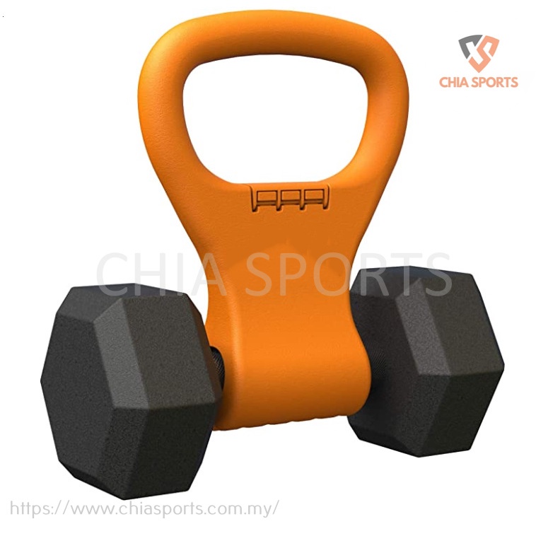 Adjustable Dumbbell Kettlebell Grip Handle Clamp Dumbbells to