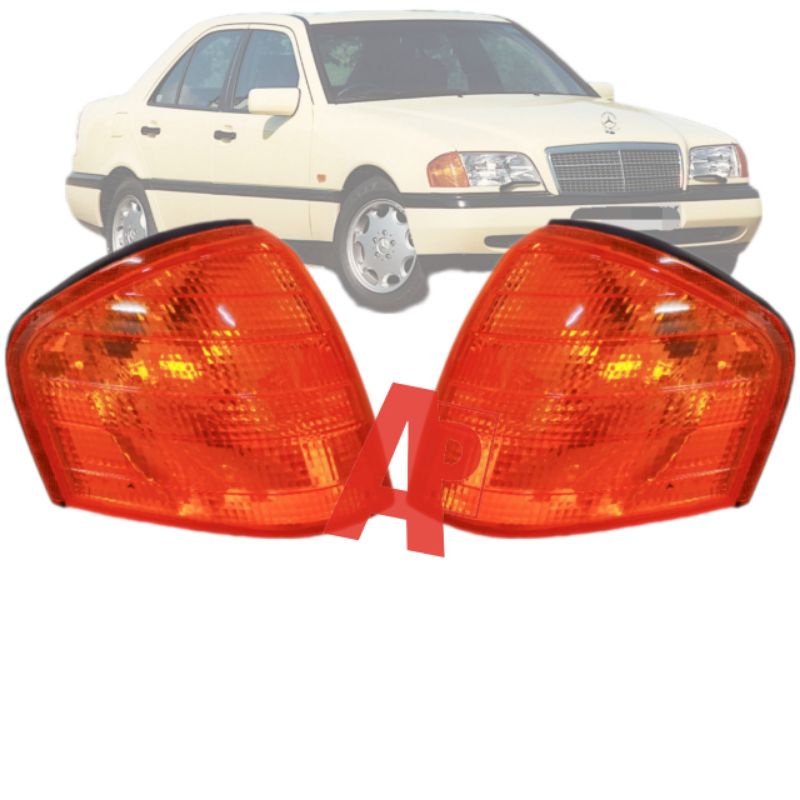 Mercedes Benz C Class W202 C200 Amber Corner Signal Lamp Light 1993