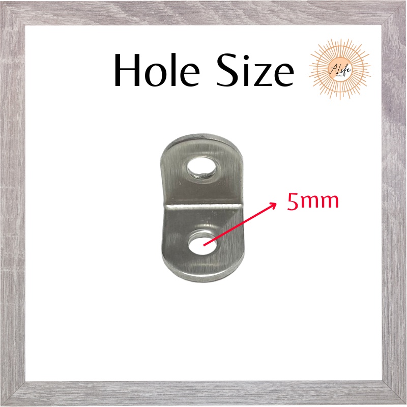ALife L Bracket Stainless Steel L Bracket Angle Bracket Sesiku L Rak ...