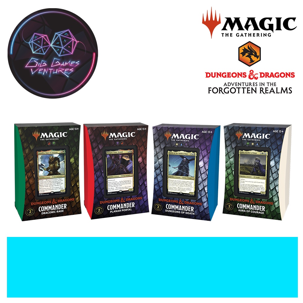 Magic The Gathering : Adventures in the Forgotten Realms Commander Deck ...