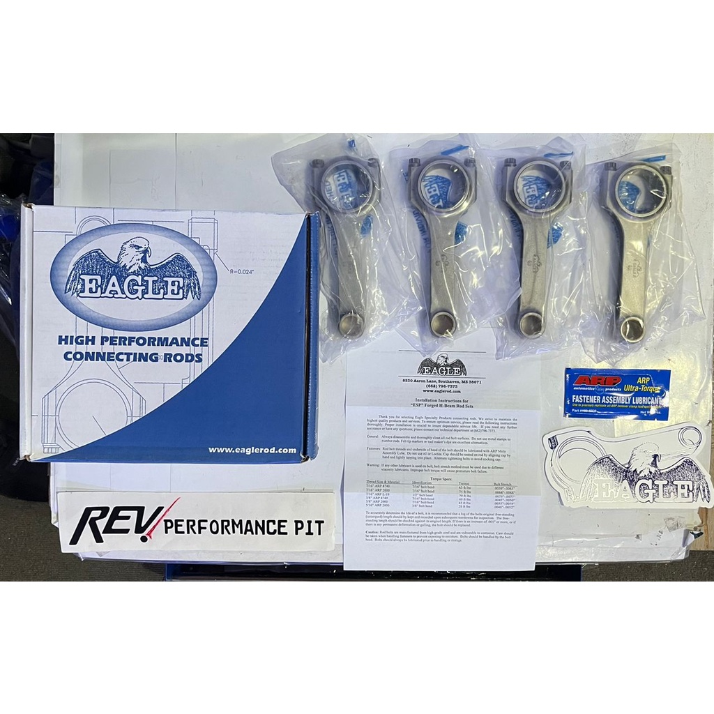 EAGLE HBeam Conrod connecting rods for Mitsubishi Evo 19 Evo123