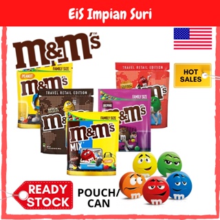 Chocolate M&Ms MIX Chocolate Family Size Bag 400g Coklat