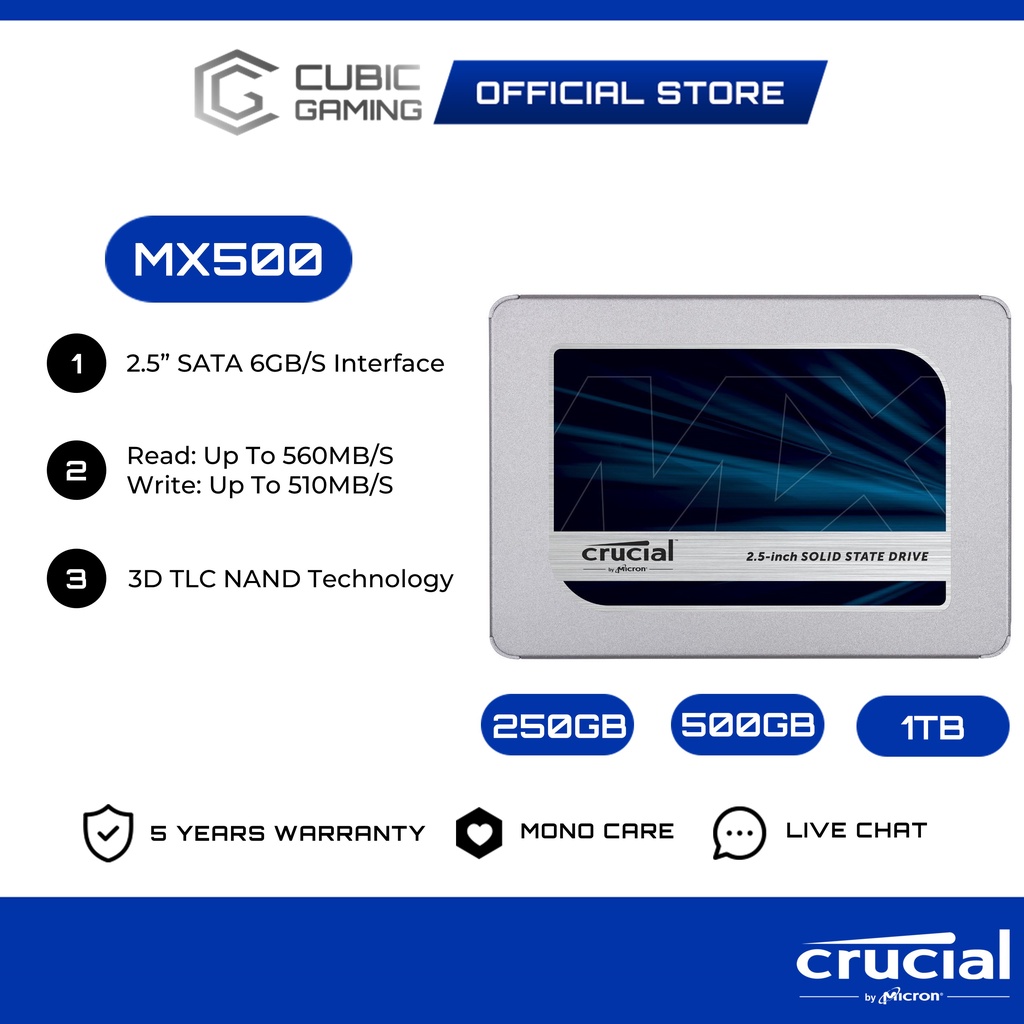Crucial MX500 2TB 3D NAND SATA Inch Internal SSD, 42% OFF