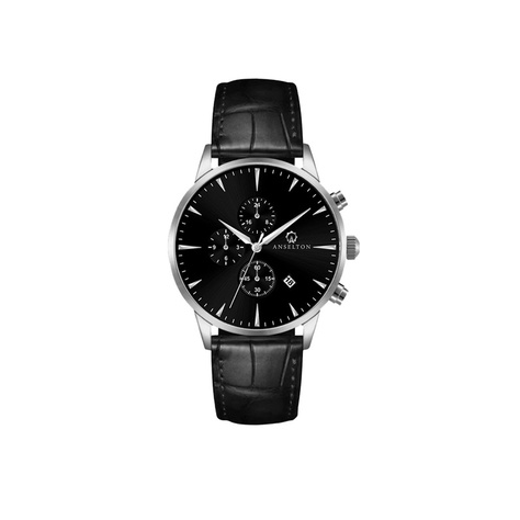 Anselton Stainless Steel Premiun Leather Men’s watch | Shopee Malaysia