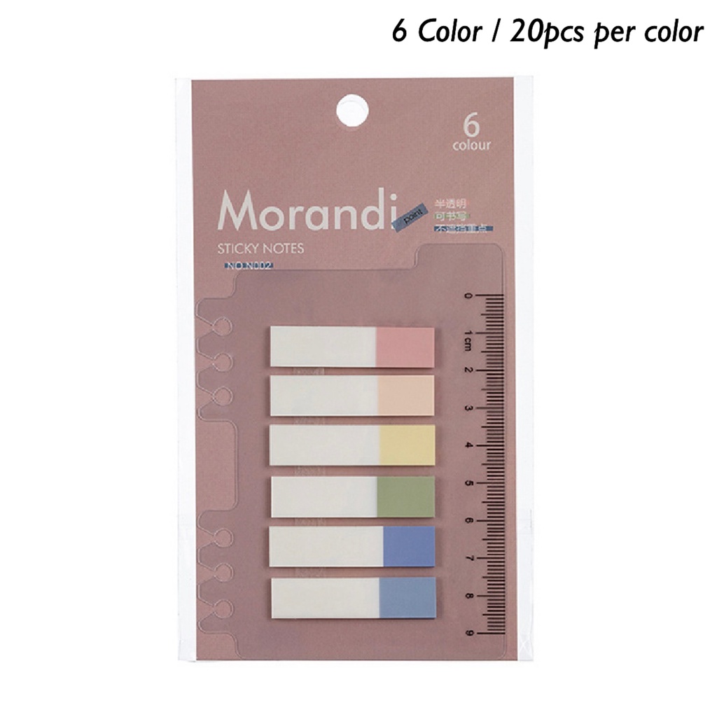 200pcs Morandi Sticky Notes Colorful Loose-Leaf Bookmark Sticker Index ...