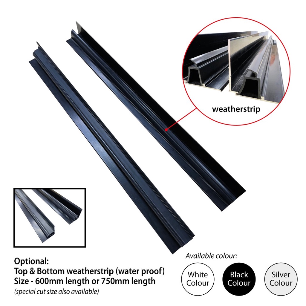BREEZWAY Palmair Window Louvres Single/ Double Weatherstrip (One Pair