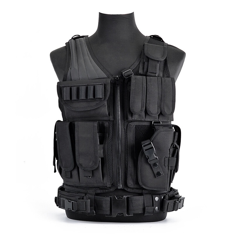 【MY Ready Stock】 Luxury version Tactical Molle Vest Adjustable Military ...