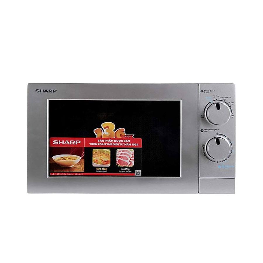 Sharp R-207VN-SL mechanical microwave oven - Capacity 20 liters ...