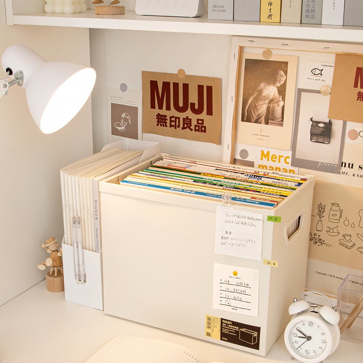 Book Stand Folding Container Desktop Ins Desktop Bookshelf Bookcase ...