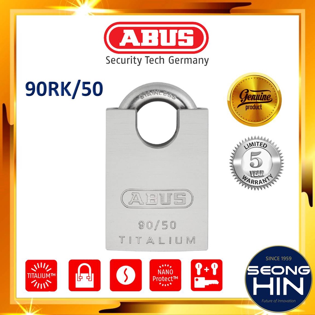 Abus lock hot sale warranty