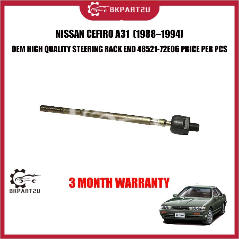 NISSAN CEFIRO A31 (1988–1994) STEERING RACK END 48521-72E06 PRICE PER ...