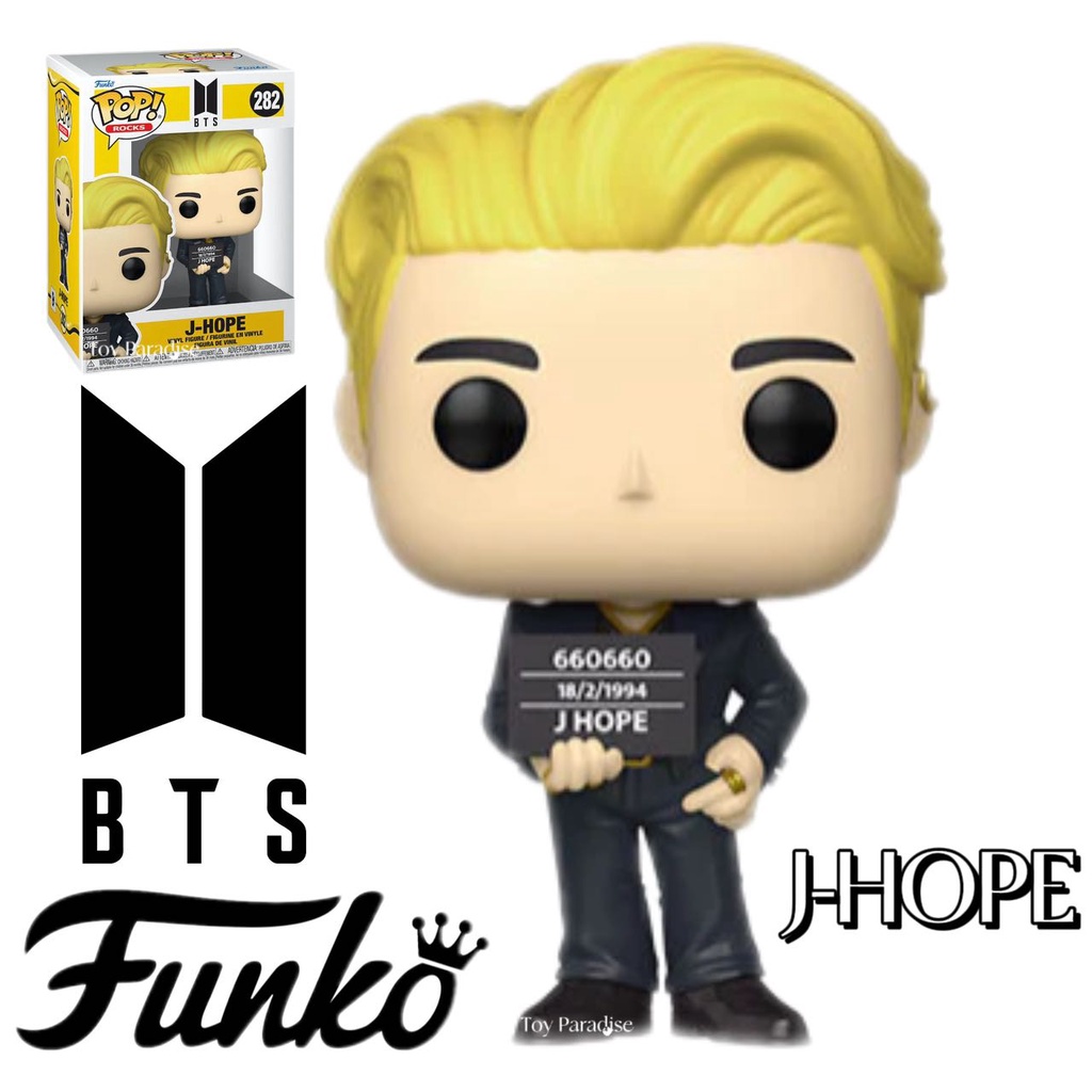 Original Funko Pop Vinyl Figure J - Hope No.282Rocks BTS K Pop Korean ...