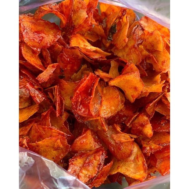 Balado Cassava Chips Sweet Spicy Cassava Crackers 250gram Shopee Malaysia