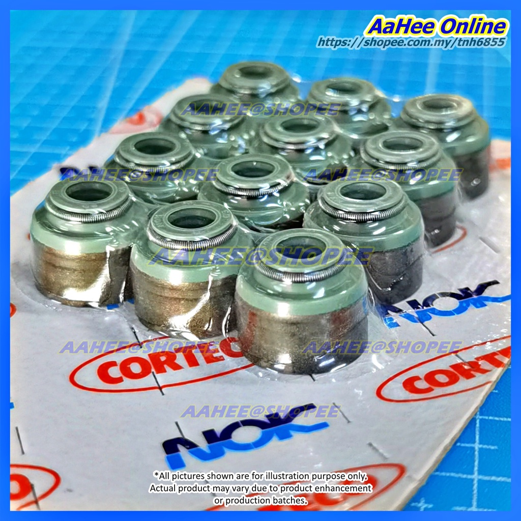 NOK JAPAN Valve Seal 12pcs Proton Saga 12V ISWARA SATRIA WIRA ARENA 1