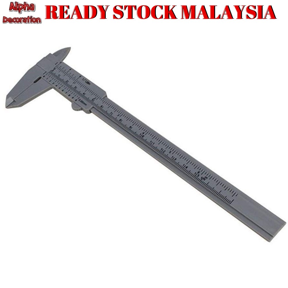 150mm 6Inch Vernier Caliper Ruler Length Depth Measurement Gauge ...