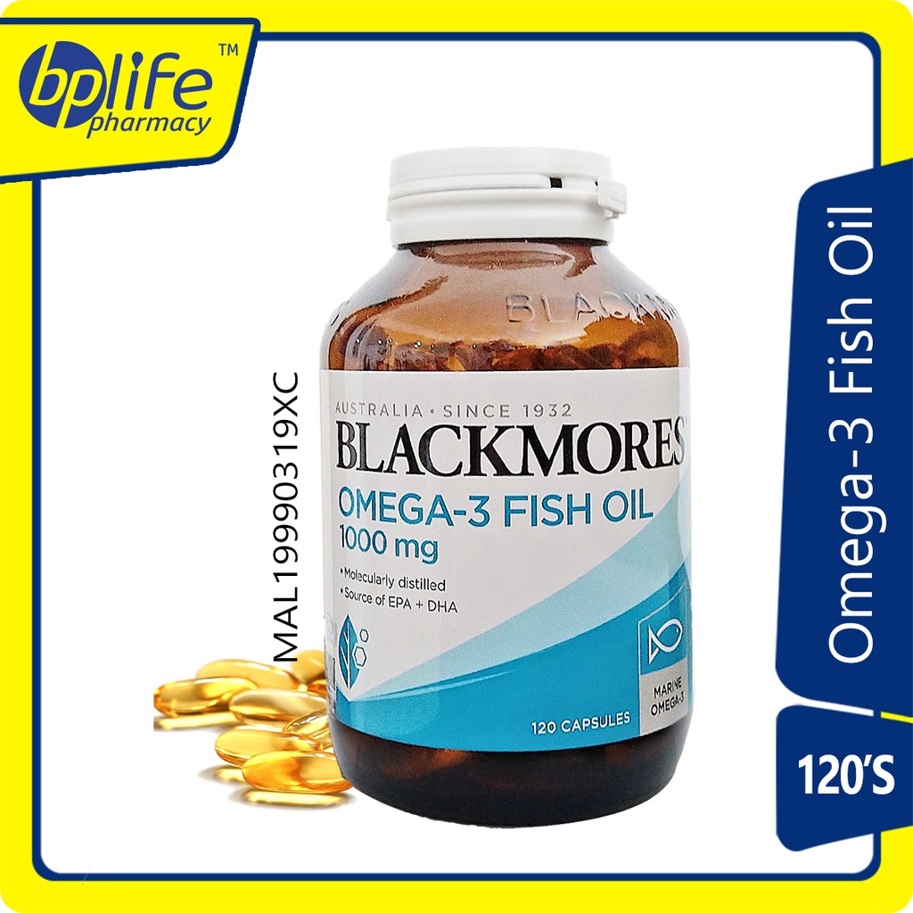 Blackmores Omega3 Fish Oil 1000mg x 120 capsules Shopee Malaysia