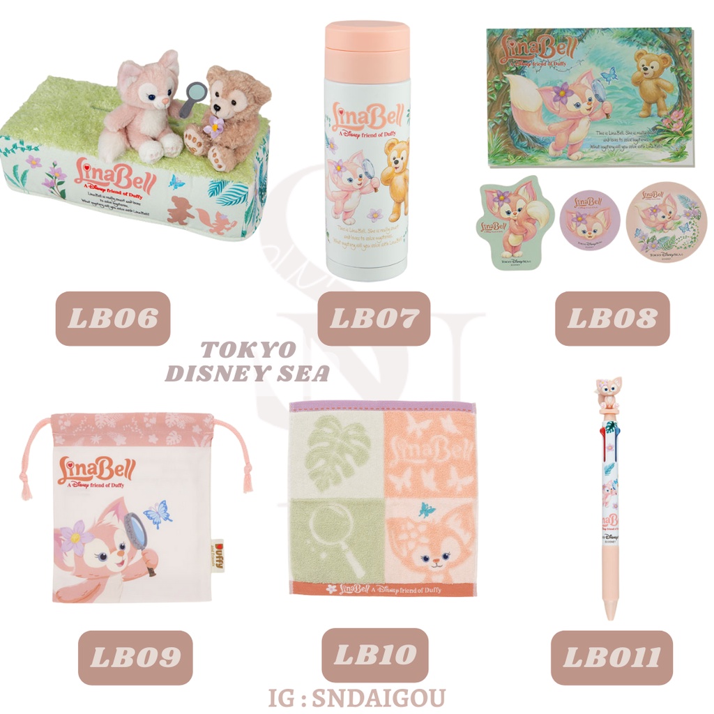 100% Authentic TOKYO DISNEY LINABELL 东京迪士尼玲娜贝儿周边 | Shopee Malaysia