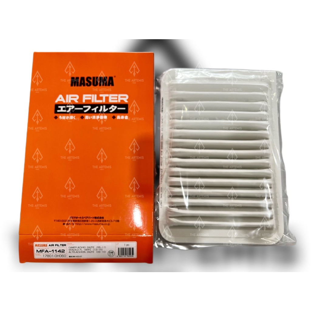 (MASUMA JAPAN)AIR CLEANER FILTER TOYOTA CAMRY ACV40/41/50 20082018