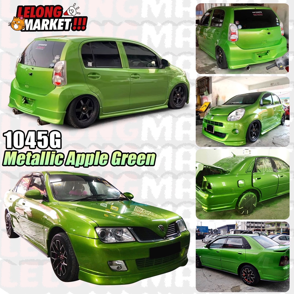 Supreme Metallic 【 Aikka Apple Green 1045G 】 High Quality Colour Kereta