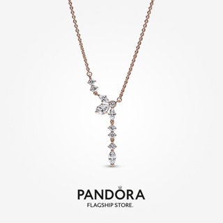 Pandora Sparkling Herbarium Cluster Drop Collier Necklace