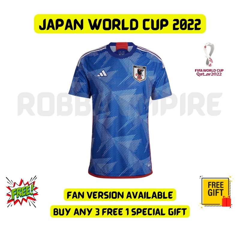 Japan Jersey World Cup 2022 Home & Away Fan Issue Kit Original 2022