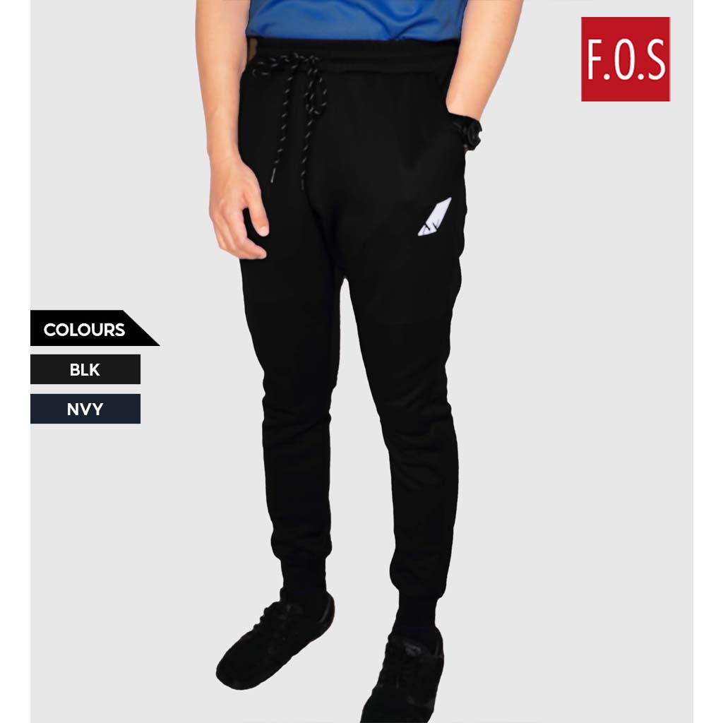 FOS x Navy & Navy Sports Men's | Healthy Fabric Jogger | Shopee Malaysia