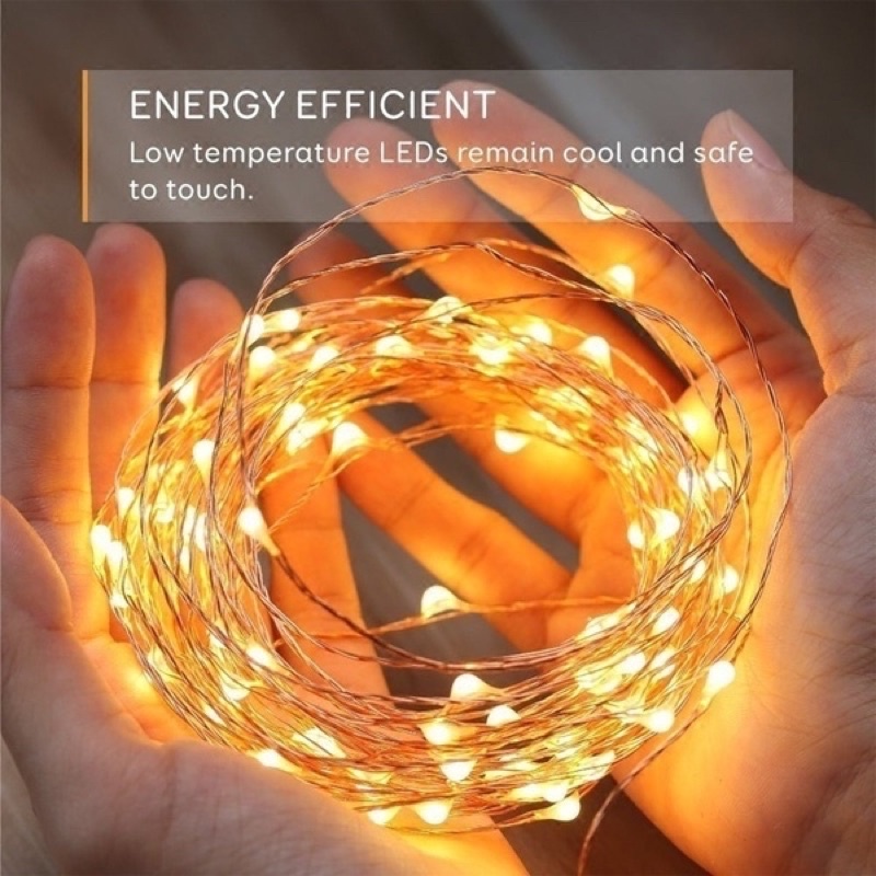Christmas lights Led Firefly Light With Built-in Battery 2 Meters Long ...