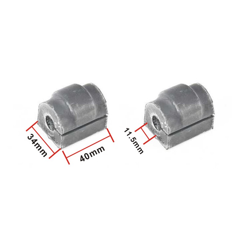 2 piece Rear Suspension Stabilizer Sway Bushing for BMW F20 F30 118i