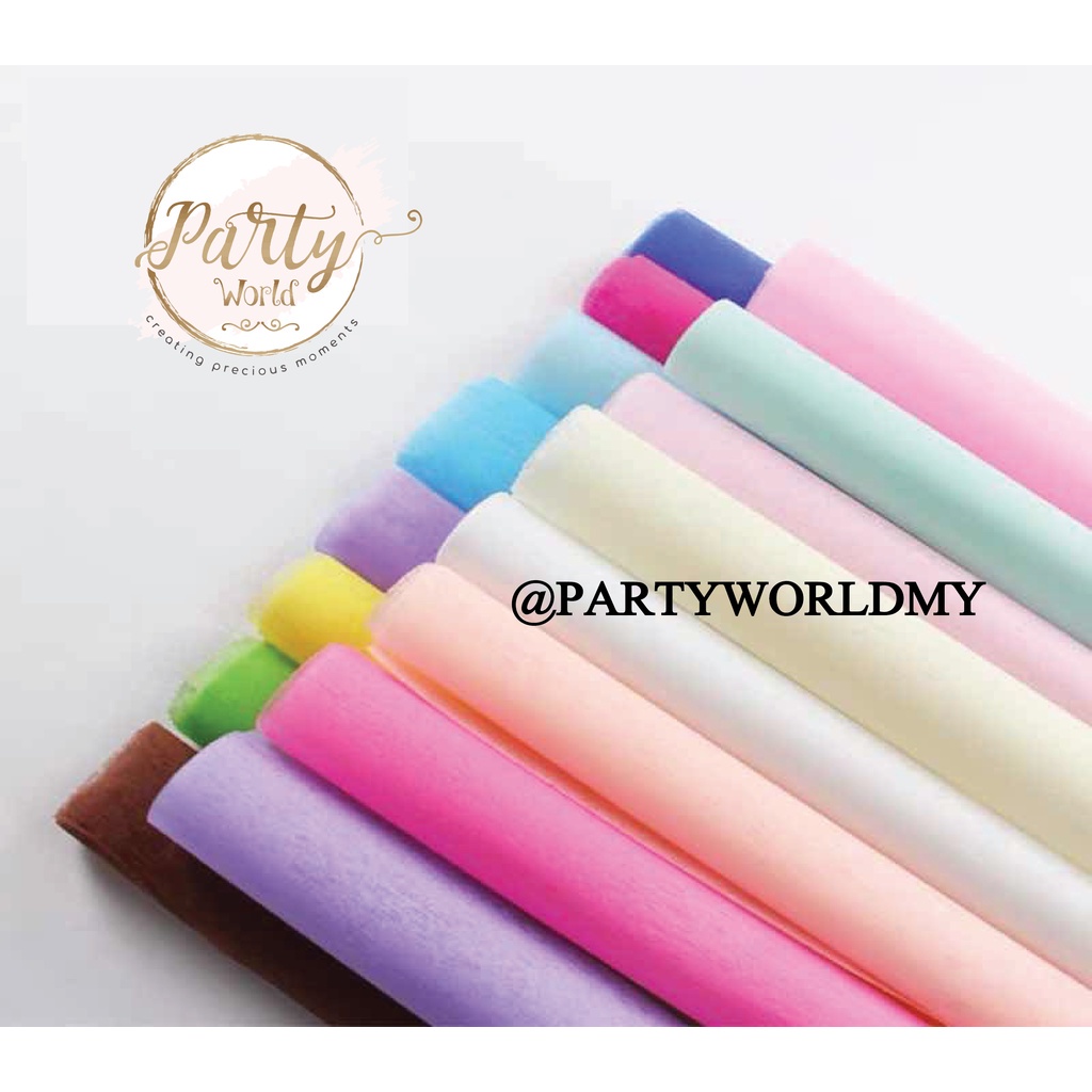 COTTON (30-38pcs) 48*48 Wrapping Paper Tissue Paper Bouquet Packaging ...