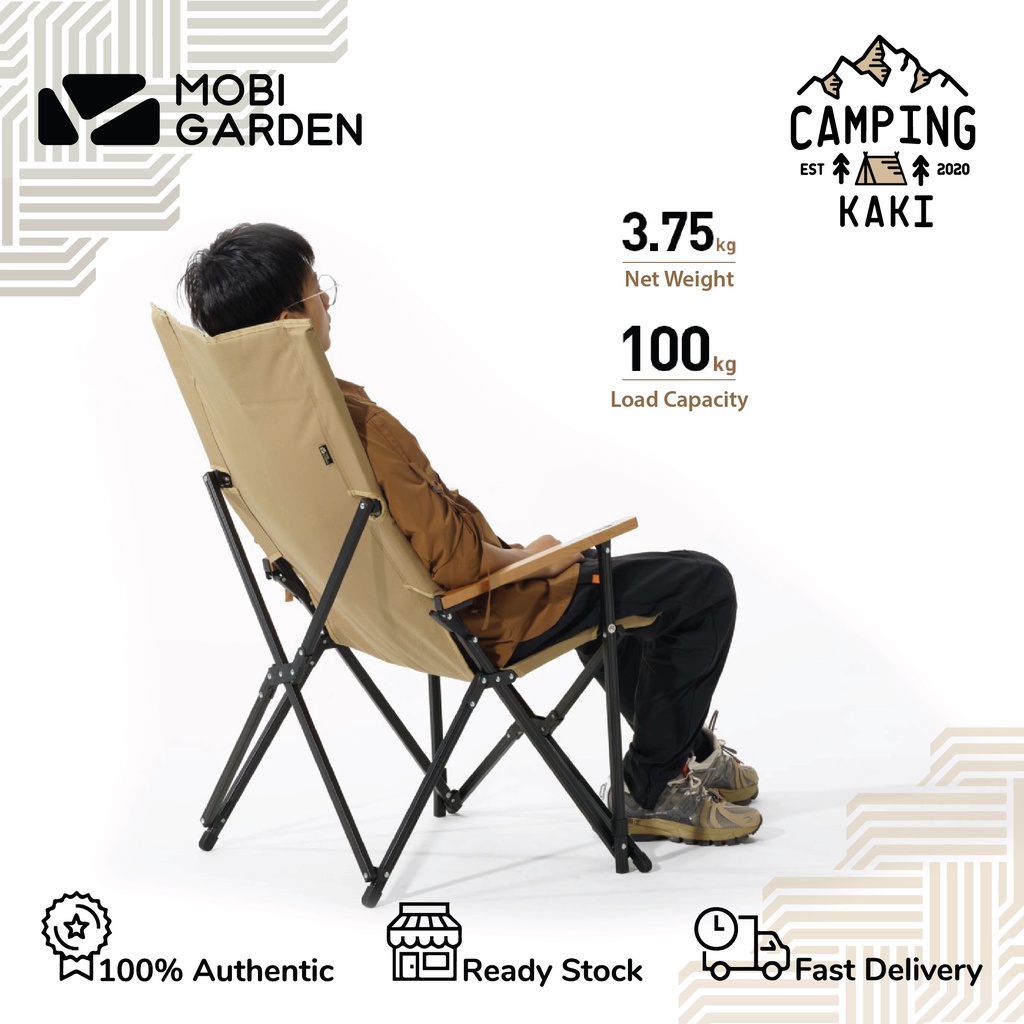 KingCamp Folding Camping Chair Oversized Comfy Butterfly, 40% OFF