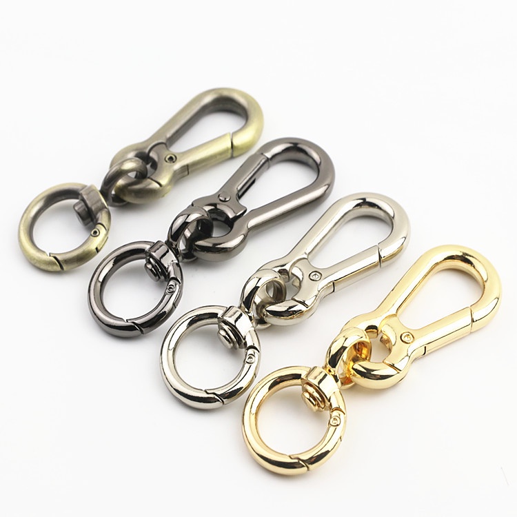 New Tail Ring Spring Hook Clasp Light Gold Key Ring Lobster Clasp Dog ...