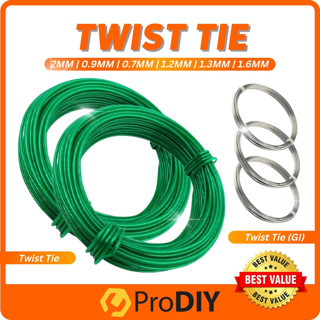 0.7MM 0.9MM 1.2MM 1.3MM 1.6MM Twist Tie Wire Bonsai Wire String Steel ...